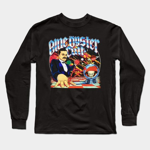 blue oyster cult Long Sleeve T-Shirt by shout bay_city